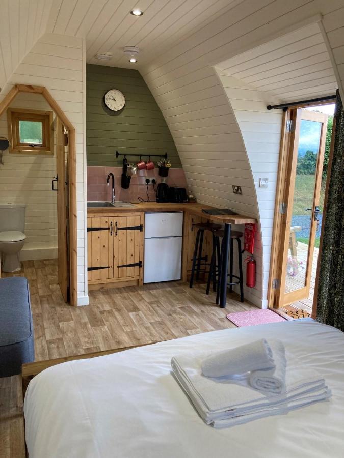 Delor - Bryntalch Glamping Pods Hotel Montgomery Buitenkant foto